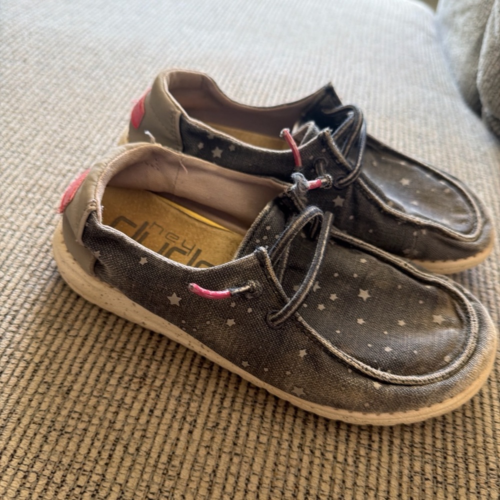Hey Dude Kids Moccasins - Starry Gray